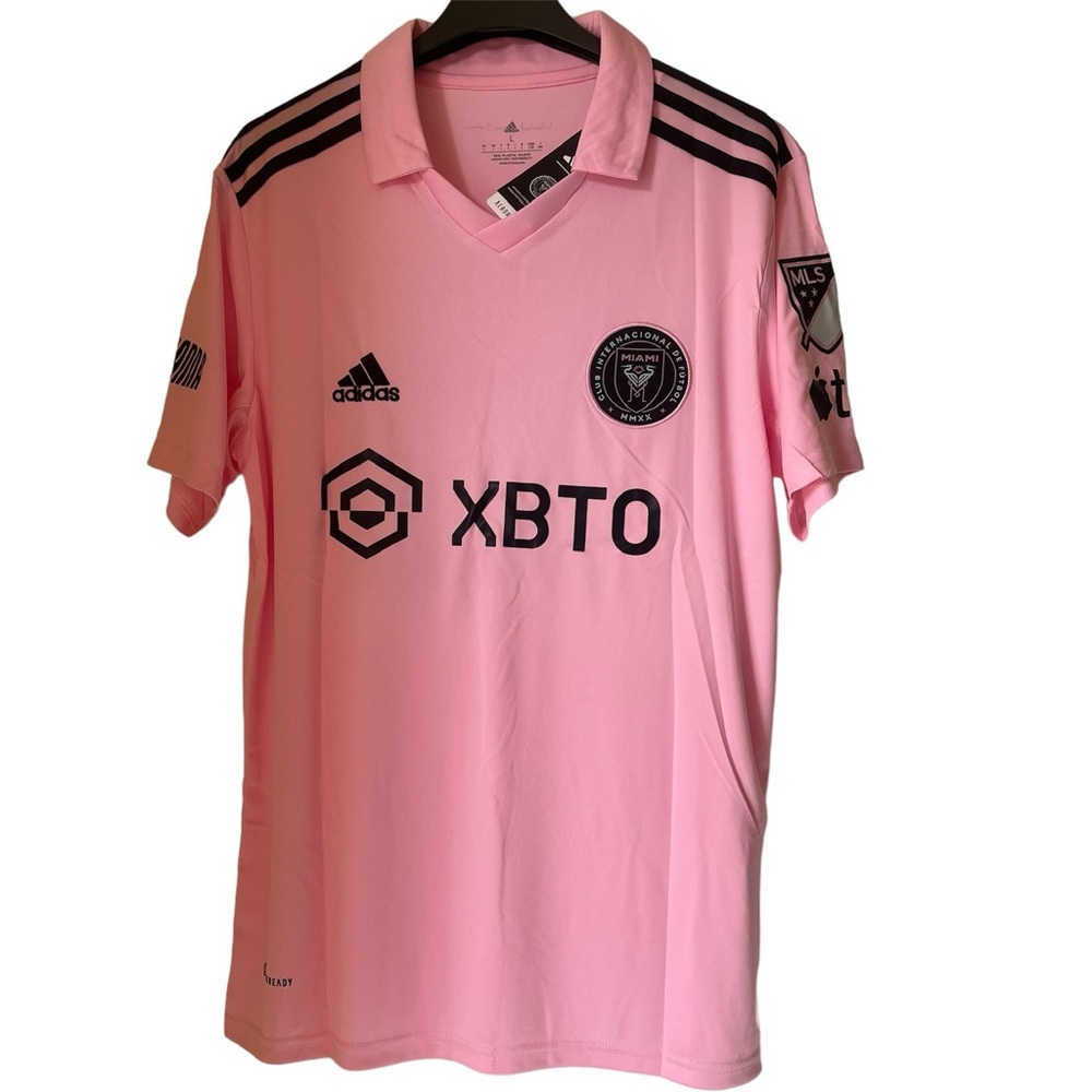 MESSI #10 INTER MIAMI SOCCER PLAYER HOME JERSEY SIZE LARGE